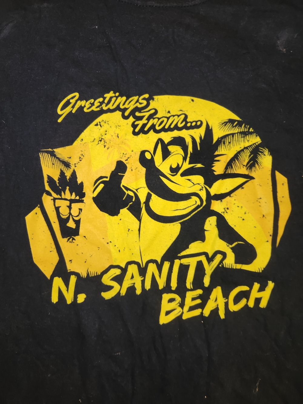 Crash Bandicoot LootGaming Exclusive N. Sanity Beach Tshirt